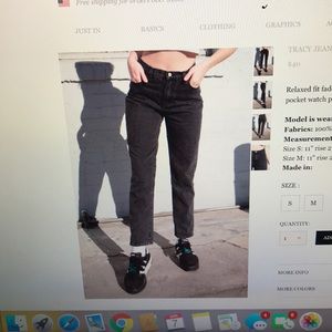 Brandy Melville nick mom jeans